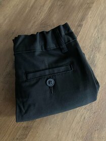 NEXT - čierne formálne nohavice rovného strihu plus biela el - 8