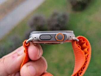 Apple Watch Ultra 49mm, Orange Alpine Loop, ako nové,komplet - 8