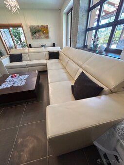 Extra veľká luxusná kožená sedačka Phase - 8