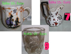 Stará ľudová keramika tanire džbány hrnčeky - 8