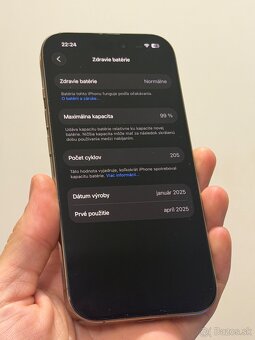 Apple Iphone 16 Pro 128Gb púštny titán, v záruke, bat 99% - 8