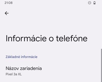 Google pixel 3a XL - 8