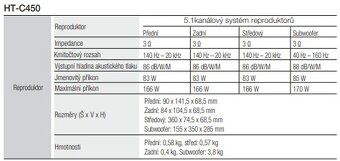 Domáce kino Samsung HT-C450 5.1 170W - 8