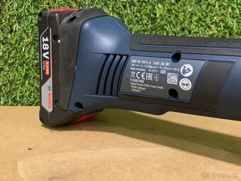 BOSCH GWS 18-125 V-LI AKU uhlová brúska - 8