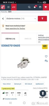 Magneti marelli silentblok motora nový - 8