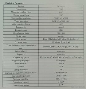 Digitálny mikroskor s displayom - 8