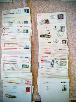 Krabica FDC Rakúsko + prešlá pošta - 8