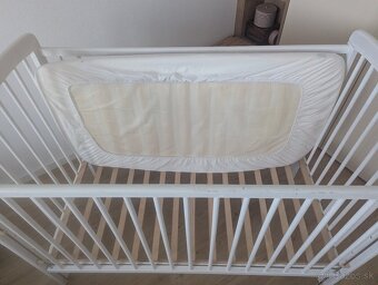 Detská postieľka polohovateľná 120x60 - 8
