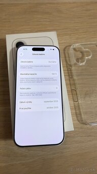 Vymenim iPhone 17 bielej farby 256gb plna 2 rocna zaruka - 8