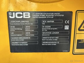 Traktorbagr JCB 3CX 14HFVVA - 8