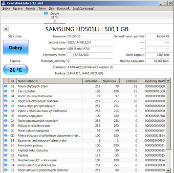 3,5" HDD 1TB, 500GB - 8