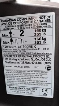 Sea-Doo Spark Trixx 2UP IBR 2017 110KM 83mth - 8