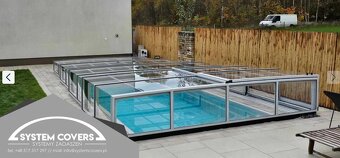 Zastrešenie bazéna, bazénu, 420 x 850 x 80cm - SYSTEM COVERS - 8