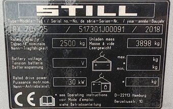 Dieslovy VZV Still RX 70-25 - 8