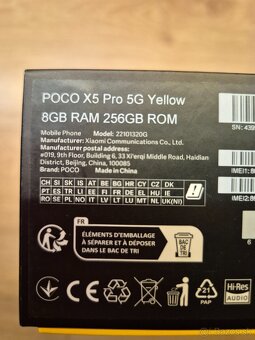 POCO X5 Pro yellow 8/256GB - 8