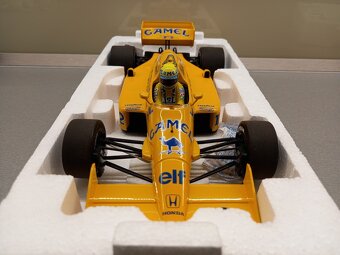 F1 LOTUS HONDA 99T MONACO 1987 AYRTON SENNA MINICHAMPS 1:18 - 8