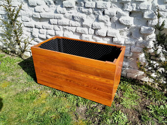 3 x Drevený vyvýšený záhon 100 x 50 x52 cm - 8