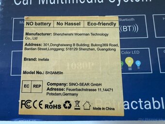 Nové Univerzálne 1 DIN autorádio 7" - 8