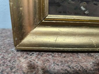 Farkaš Csallokoz Lorinc- stará olejomaľba - 8