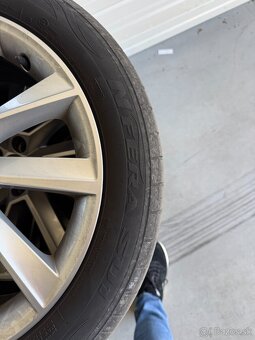 ORIGINAL ŠKODA 5X100 205/50 R17, LETNÁ SADA - 8