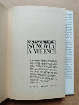 David Herbert Lawrence: SYNOVIA A MILENCI - 8