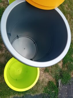 50 Litrové plastové vedrá - kvalitný plast - 8
