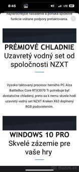 Herný Počítač PC Alza BattleBox Core RTX3070 Ti - 8