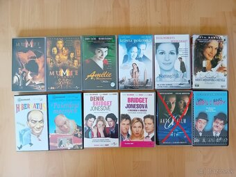 VHS filmy a rozprávky, DVD filmy a CD hudba - 8
