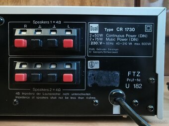 VINTAGE RECEIVER DUAL CR1730 - 8