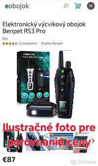 Profi Elektrický výcvikový obojok RS3 PRO. - 8