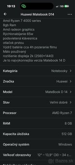 Huawei matebook D14 - 8
