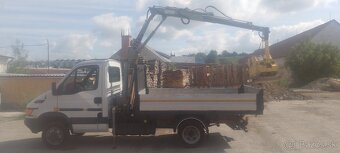 Iveco daily do 3.5 t 3stranny vyklapač hydraulic ruka - 8