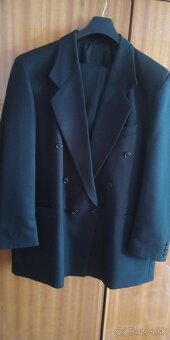 Saká obleky nohavice mikiny čierny kabat a rozne - 8