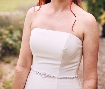 Predaj svadobné šaty s vlečkou - 8