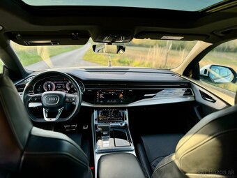 Audi Q8 210kW, 125t km, S-line, plná výbava, super stav - 8