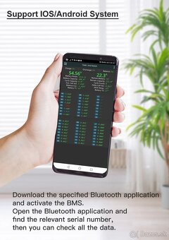 JK BMS Bms 200A + 2A Active Balance-24V-48V - 8
