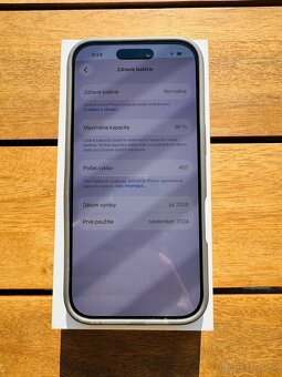 Predám Apple iPhone 16 Pro 128gb Desert Titanium ako nový - 8