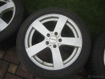 17" AL disky Dezent na VW group Mercedes C so zimnými pneu  - 8