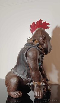 Štýlová pokladnička na peniaze Punk Monkey - 8