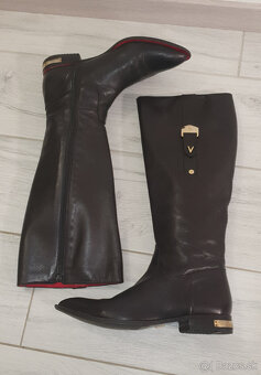 Kožené čižmy v. 40 - mäkká koža - 8