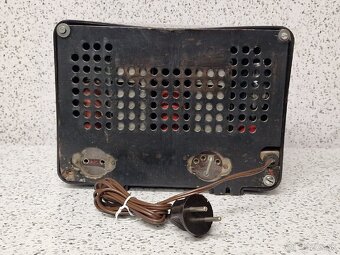 STAROŽITNÉ BAKELITOVÉ RÁDIO 》40-te roky 》 ELEKTRONKOVÉ RADIO - 8