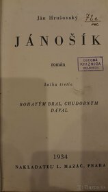 Kniha Jánošík - starožitné zberateľské vydanie 1934 a 1935 - 8