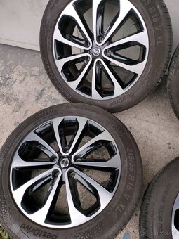 ☀️4ks alu disky orig. Nissan 5x114,3 R18 zanovne pneu 7mm - 8