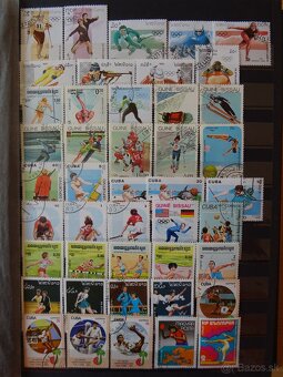 Pekná zbierka známok ŠPORT 1 - 8