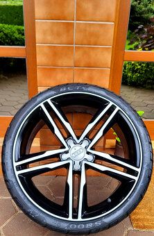 alu R19 5x112, letné pneu 235/35, Audi + Mercedes - 8