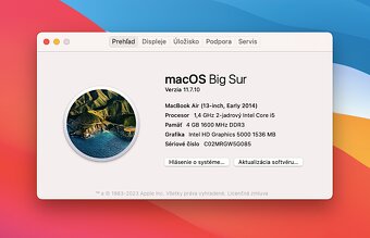 MacBook Air 13", NOVÁ BATERKA, TOP STAV - 8