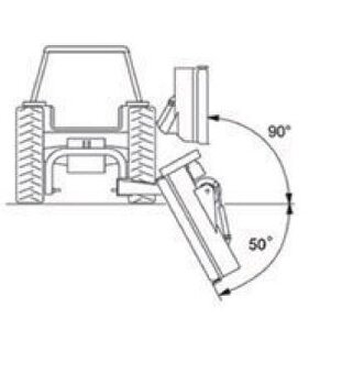 Priekopový mulčovač 100cm pro malotraktor - 8