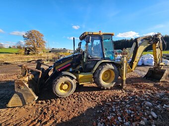 Traktorbagr Caterpillar 428D 4X4 + sbíjecí kladivo - 8