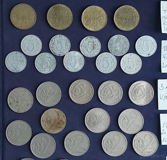Zbierka mincí - Československé mince, Slovenská republika - 8