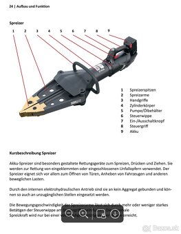 Kompletný set akumulátorovej záchranárskej techniky Weber Re - 8